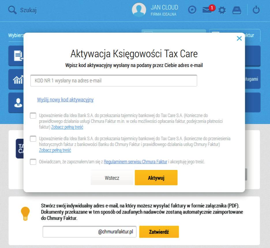 Mam księgowość Na podany adres e-mail otrzymasz kod, który należy wpisać w drugim kroku [3]: Podaj