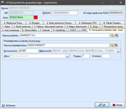 Rys. 15. Uzupełnianie danych podmiotowych.