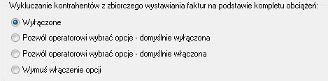 że system nie pozwoli w trakcie seryjnego wystawiania faktur zafakturowania kontrahenta posiadającego