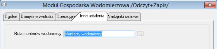 przypomnienie. Operator ma możliwość w trakcie wykonywanie konkretnej operacji zmienić te ustawienia.