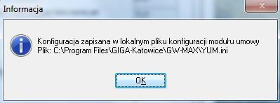umowy edytowane. Możliwe jest wykorzystanie formatów : rtf ; txt ; html; ps. Dla wybranego formatu należy wskazać ścieżkę do programu.