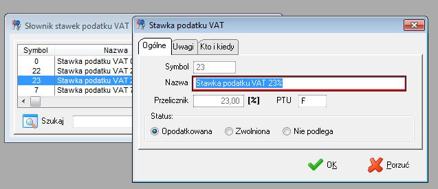 SŁOWNIKI W module znajdują się wszystkie słowniki wykorzystywane w systemie. Możliwe jest dopisywanie, modyfikowanie i usuwanie zawartości słowników.