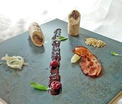 45 Comber z zająca faszerowany foie gras ze skorzonerą, sosem wiśniowym, aromatyzowany pędami sosny 130 Marcin Hasik, Patryk Buchta Zespół Szkół Zawodowych nr 4 im.