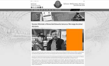 sponsorowanego zawodnika XVI Memoriału E. Jancarza, Możliwość uczestnictwa w uroczystym obiedzie dla Sponsorów XVI Memoriału E.