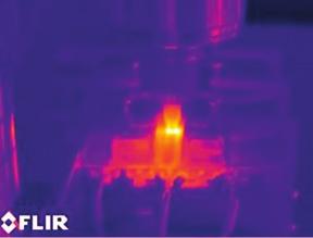 Maximum stabilized temperature without preheating Rys. 12.