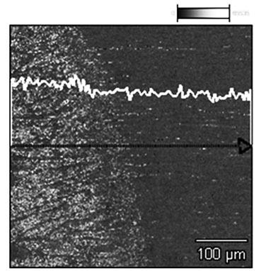 Rys. 5. Liniowy rozkład pierwiastków w złączu Fig. 5. Linear distribution of elements in the joint Na podstawie mikroanalizy składu chemicznego (rys.