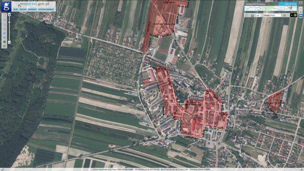 (źródło: www.geoportal.gov.pl) Mapa 2.
