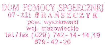 ZP4/DPS/ZO/2017/ Brańszczyk, dnia: 20.12.2017r. ZAPYTANIE OFERTOWE PONIŻEJ 30 TYS. EURO na systematyczne dostawy swieżych owoców i warzyw do DPS Brańszczyk w roku 2018r I.