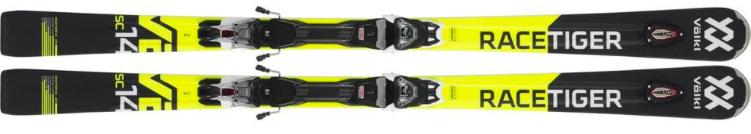 Völkl Racetiger SC Yellow - Cena 70 Euro/ tydzień Dostępne długości: 160 cm, 165 cm Wszechstronne, nowoczesne slalomki na przygotowaną trasę, przeznaczone do jazdy krótszymi skrętami.