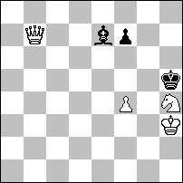 Hb6# c) 1.Sd5+! Ka6 2.Hb4 c6 3.Sc7# 1 Kb7 2.H:c7+ Ka8 3.Hc8# 2 Ka6 3.Sb4#.