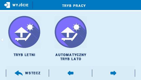 1.2. TRYB PRACY W funkcji tej w zależności od potrzeb użytkownik załącza jeden z pięciu trybów pracy instalacji: Priorytet bojlera - W trybie tym w pierwszej kolejności załącza się pompa bojlera,