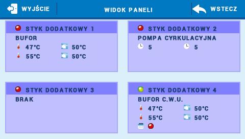 4. EKRAN PARAMETRÓW Ekran parametrów zapewnia podgląd