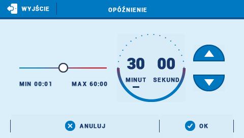 8.5. KONTROLA PRACY Jeśli użytkownik wybierze tę opcję styk dodatkowy będzie kontrolował pracę innego styku.