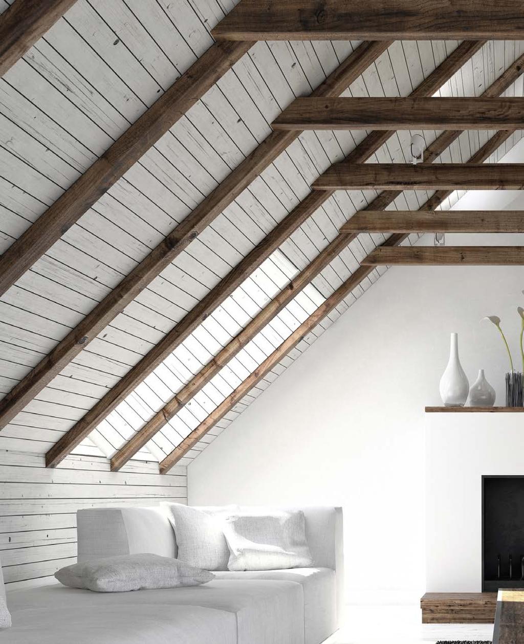 System izolacji nakrokwiowej ROCKWOOL Wełna skalna ROCKWOOL jest znakomitym materiałem izolacyjnym do dachów skośnych.