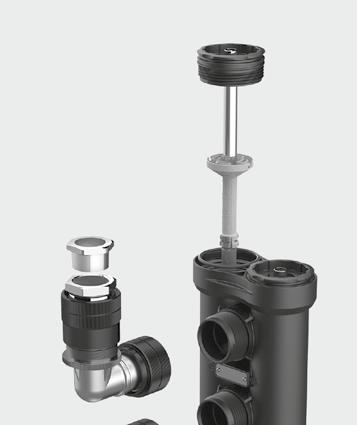 MAGNACLEAN DUAL XP MAGNACLEAN DUAL XP MAGNACLEAN DUAL XP to filtr magnetyczny podwójny z podłączeniem teleskopowym 5/4 mm, który posiada dwie wzmocnione magnetyczne strefy przechwytywania dla