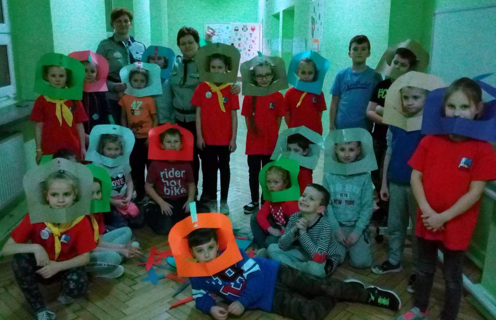 Tego wieczoru zuchy wysłuchały nietypowej gawędy Jak Bolek stawał się dzielnym