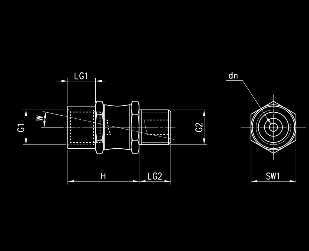 > Elementy montażowe do przyssawek serii NPF OZNACZENIA NPF - FM - 1/4 - M10 X 1,2 NPF FM 1/4 M10x1,2 SERIA NPF = elastyczne elementy montażowe do przyssawek WERSJA GWINTU FM = G1 wewnętrzny/g2