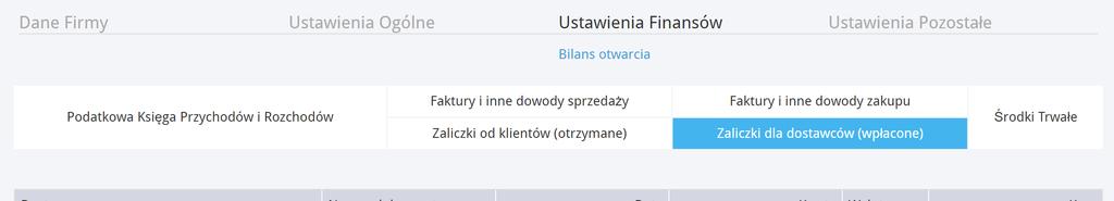 Dostawca Wybierz dostawcę z listy, Numer dokumentu Uzupełnij numer dokumentu wpłaty, np. numer pro formy.