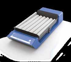 Wytrząsarki kołyskowo-rolkowe 19 Roller 6 basic Roller 10 basic Roller 6 digital Roller 10 digital Roller 6 Roller 10 basic digital basic digital Rodzaj ruchu płyty wytrząsarki kołyskowo-rolkowa