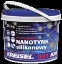 Tynki dekoracyjne NANOTYNK 031 SILIKON PROTECT Silikonowy tynk dekoracyjny na bazie nanotechnologii Stosowany do systemów ociepleń na styropianie i wełnie mineralnej.