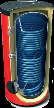 (ciśnienie robocze): zbiornika / wężownic 95 C (6 bar) / 110 C (16 bar) Waga 97 kg 123 kg 132 kg 130 kg 146 kg 155 kg Izolacja nie zdejmowalna izolacja z pianki poliuretowanej Wysokość / Szerokość (z