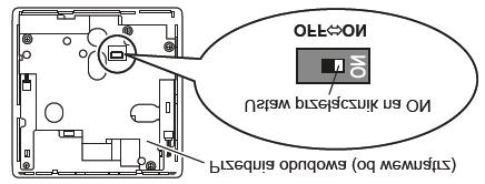 9. FUNKCJE Przełączniki pilota UTY-RNRY; UTY-RLRY Ustawienie sterowania dwoma pilotami Przed przystąpieniem do użytkowania pilota należy zawsze Ustawić przełącznik DIP na ON.