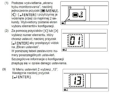 Po naciśnięciu przycisku [OK], widok powróci do ekranu Ustawienia funkcji (5) Naciśnij przycisk [Ustaw] na ekranie Ustawienia funkcji.