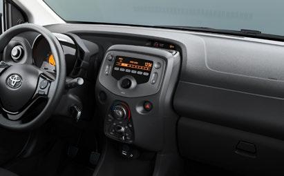 System multimedialny Toyota x-touch z kolorowym ekranem dotykowym (7") Przyciemniane szyby tylne Interfejs Android Auto Interfejs Apple CarPlay Pozostałe pakiety wyposażenia x x-play Selection x-cite