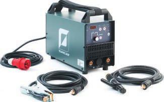 Spawarka elektrodowa MMA 300 cel Set spawarka elektrodowa do produkcji i napraw w warsztacie, montażu i na placu budowy z praktycznym pasem do noszenia i prętem do trzymania lekka i komfortowa