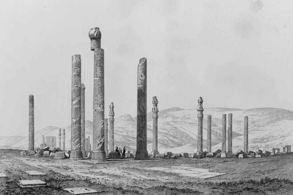 Wstep Metody wyznaczenia modułu Moduł Apadany Bibliografia Apadana w Persepolis Historia budowy Dariusz I Rozpoczecie