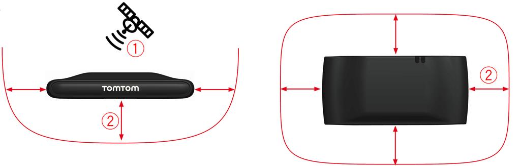 Wybór odpowiedniej pozycji Najpierw należy wybrać odpowiednią pozycję do instalacji urządzenia TomTom LINK 410.