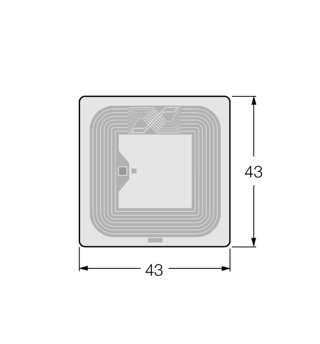 Data carrier Dimensions Type designation Read-write distance Transfer zone Minimum distance between two read-write heads Ident - no.