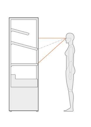 system of servicing and maintenance łatwa w eksploatacji i konserwacji shelves adjustable regulowane półki zawieszane deep