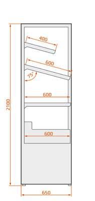 przechowywania DIMENSIONS WYMIARY 1 2 3 STANDARD COLOURS KOLORYSTYKA STANDARDOWA RAL 9003, RAL 3000, RAL 6029, RAL 1021, RAL