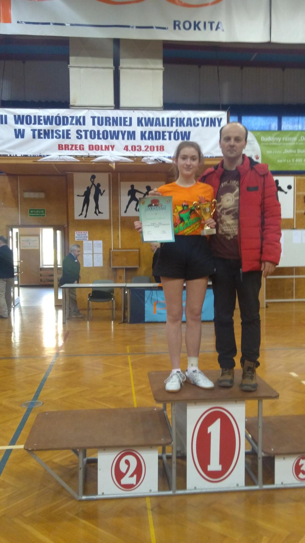 Zuzanna Gałka najlepszą tenisistką stołową na Dolnym Śląsku! 4 marca w Brzegu Dolnym rozegrano III Wojewódzki Turniej Klasyfikacyjny kadetów i kadetek w tenisie stołowym.