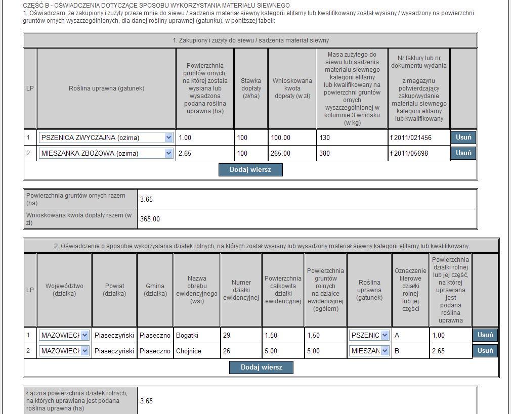 ELF - Instrukcja użytkownika Strona 6 z 9 Rysunek 4 4.. Sprawdzenie poprawności W formularzu wniosku wybrane dane podlegają sprawdzeniu przez system.