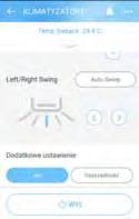 6-stopniowe sterowanie nawiewem w pionie, regulacja do 70 Żaluzje sterujące nawiewem w pionie, które poruszają się w górę i w dół,