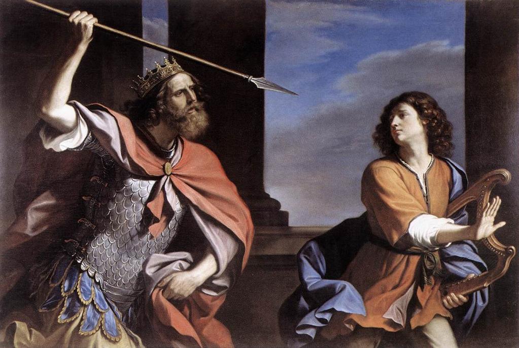 Dawid i Saul przyjaźń z Jonatanem 1Sm 18 31 Po zwycięstwie nad Goliatem Dawid staje się sławny. Zaprzyjaźnia się również z Jonatanem, synem Saula. Saul staje się zazdrosny o sławę i powodzenie Dawida.