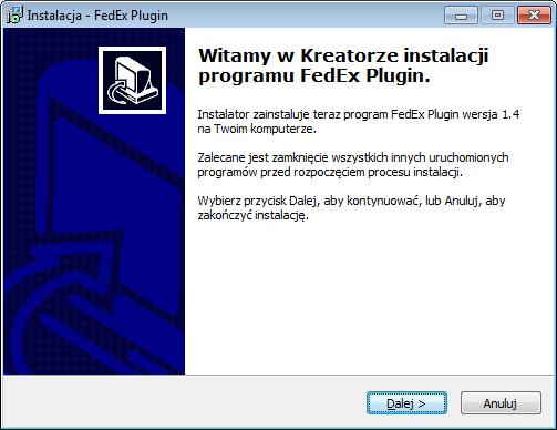 2 Instalacja Po uruchomieniu instalatora zostanie