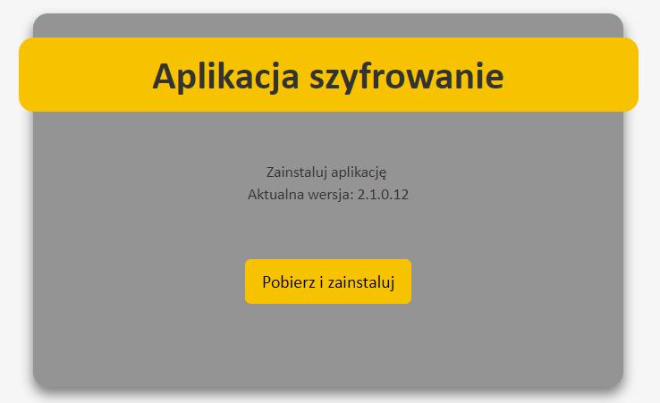 Jest to dedykowana Aplikacja dla systemu miniportal i tylko z niej należy korzystać do szyfrowania i deszyfrowania ofert składanych przez