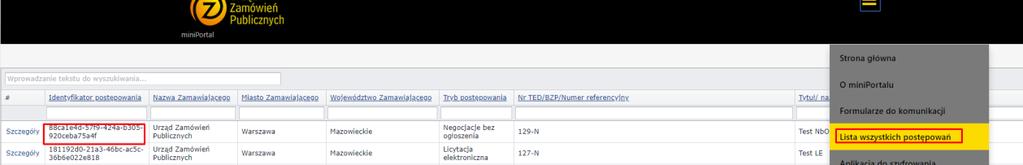 V.2. Szyfrowanie ofert (Wykonawca) Aby zaszyfrować ofertę,
