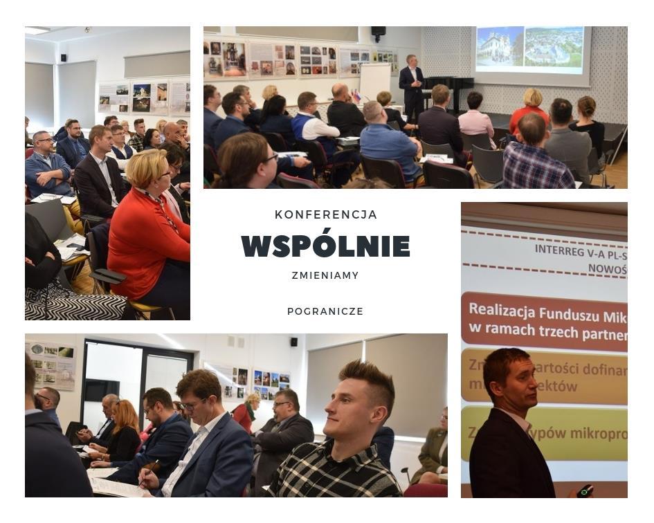 6 NEWSLETTER ZWIĄZKU EUROREGION TATRY Wydarzenia Konferencja pn. Wspólnie zmieniamy pogranicze W dniu 30.10.2018 r. Dyrektor Euroregionu Tatry pan Michał Stawarski uczestniczył w konferencji pn.