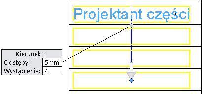 Rysunek 14.19. Powielenie notatki szykiem powiel notatkę. Na pasku Adnotacja kliknij Liniowy szyk notatki.
