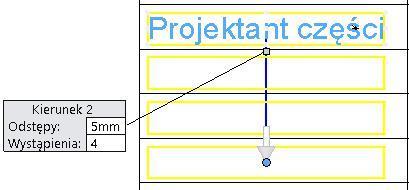 Rysunek 14.19. Powielenie notatki szykiem powiel notatkę. Na pasku Adnotacja kliknij Liniowy szyk notatki.