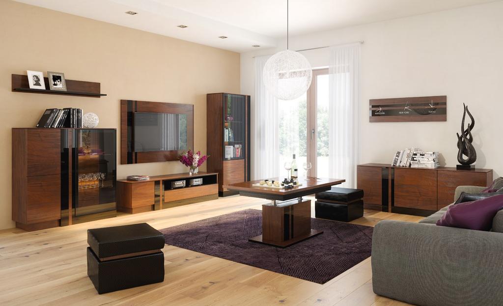 Orzech amerykański American walnut Aмериканский орех Szafa podwójna lewa Dual
