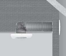 Exhaust duct by medium