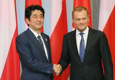 Czerwiec 2013 Wizyta w Polsce premiera Shinzō Abe Wspólny szczyt Japonii i państw Grupy Wyszehradzkiej