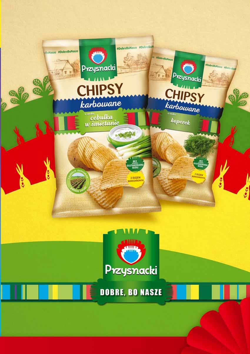 2 99 CHIPSY PRZYSNACKI O SMAKU ŚMIETANOWO- -CEBULOWYM 135 G 55208573 z VAT