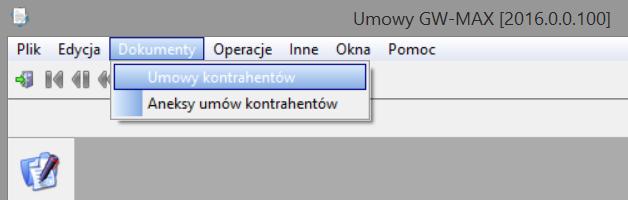 Charakterystyka modułu Moduł UMOWY służy do usprawnienia pracy związanej z zarządzaniem umowami i aneksami do umów z kontrahentami.