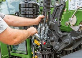 Fendt Cargo-Lock gwarantuje szybkie podłączanie i odłączanie.